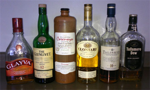 photo of 6 bottles