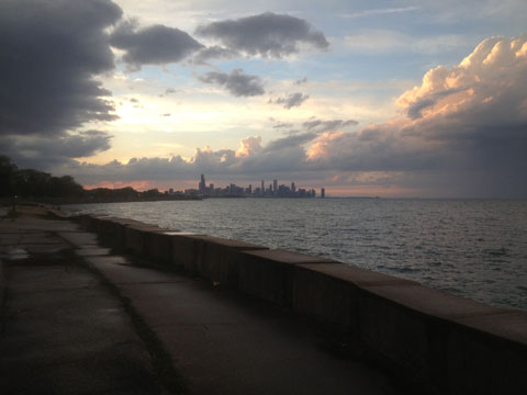 photo of the Chicago skyline